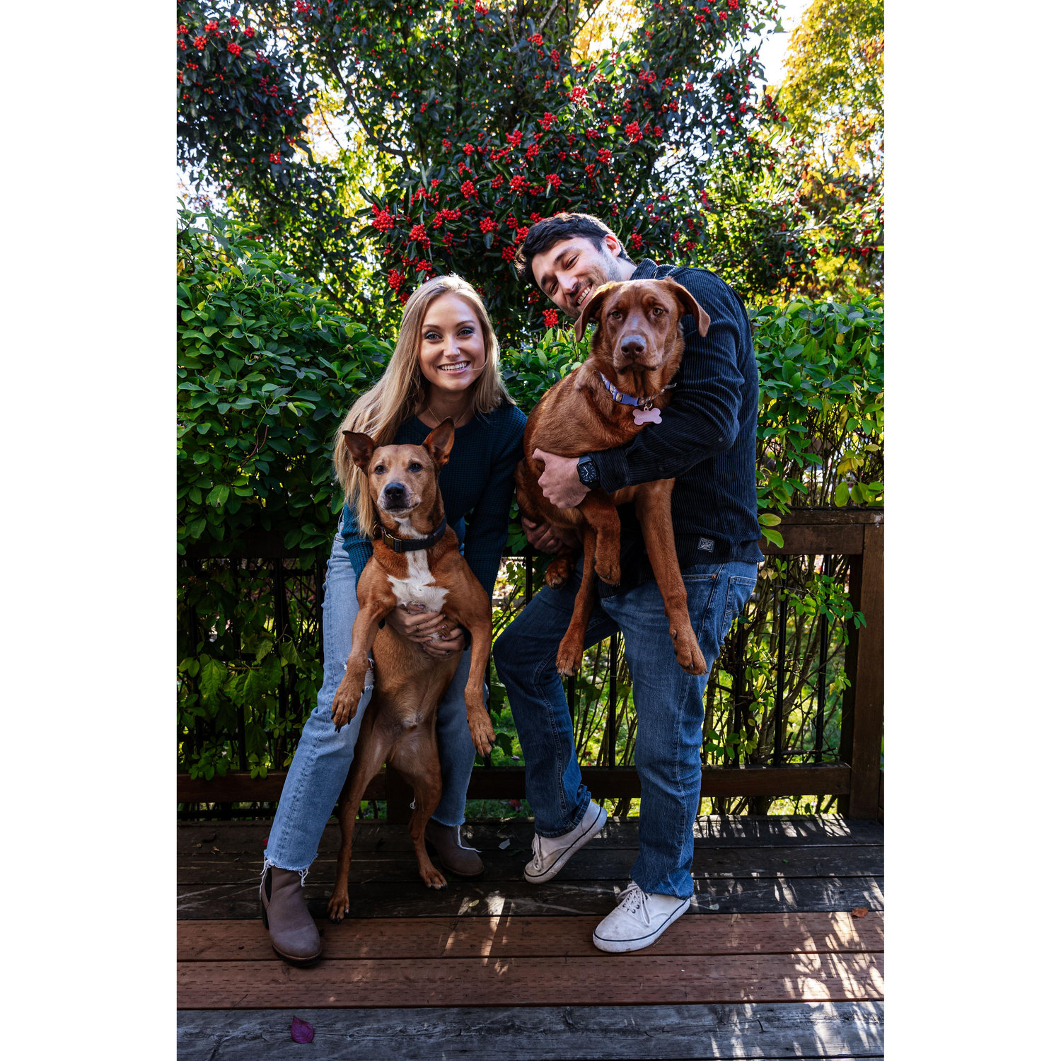 One of our many family photos that Danny's brother, Matt, takes for us every year