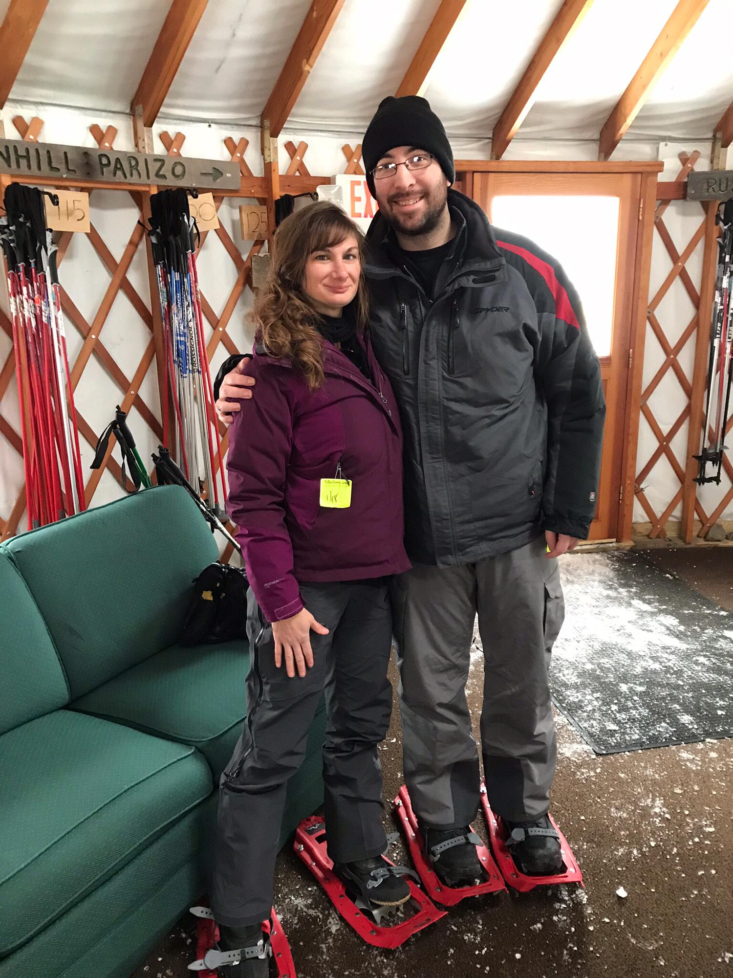 Von Trapp Lodge snowshoeing- Vermont our 2nd trip