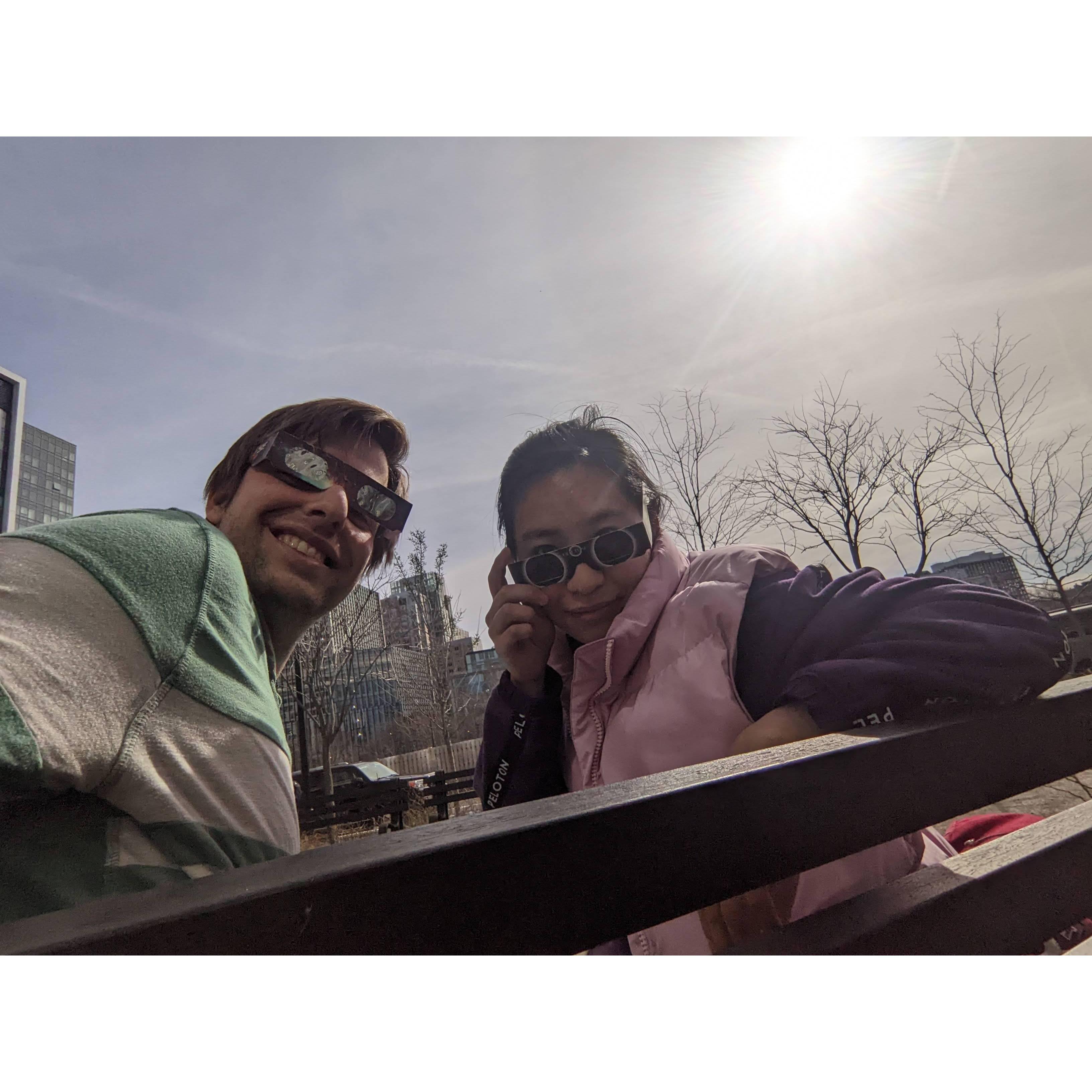 Solar eclipse day