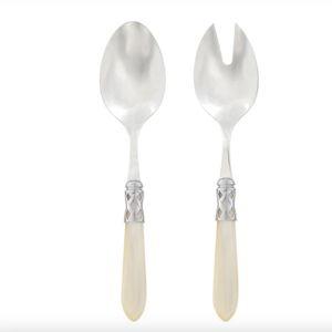 Vietri Aladdin Brilliant Salad Set - Ivory