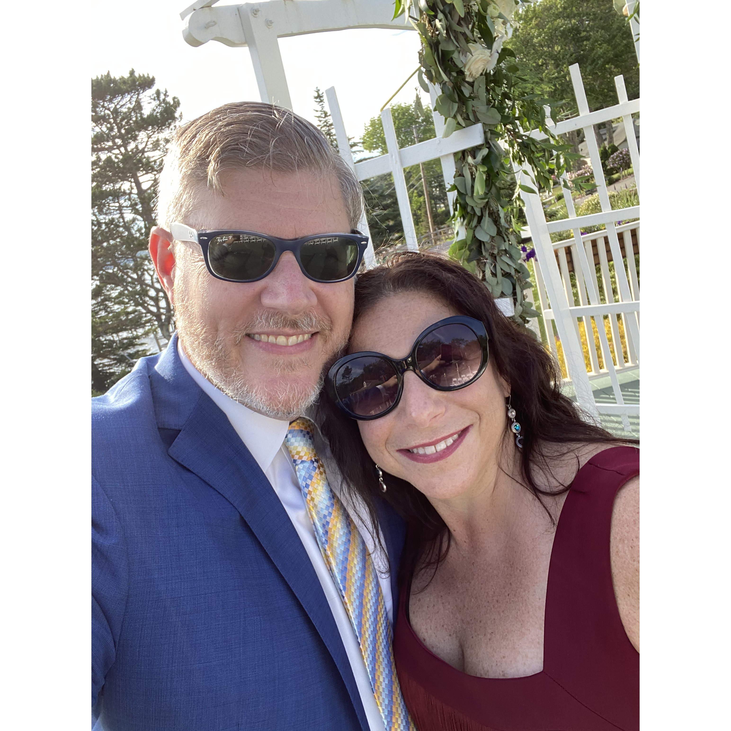 June 18, 2021 - We clean-up nicely when the occasion calls.
