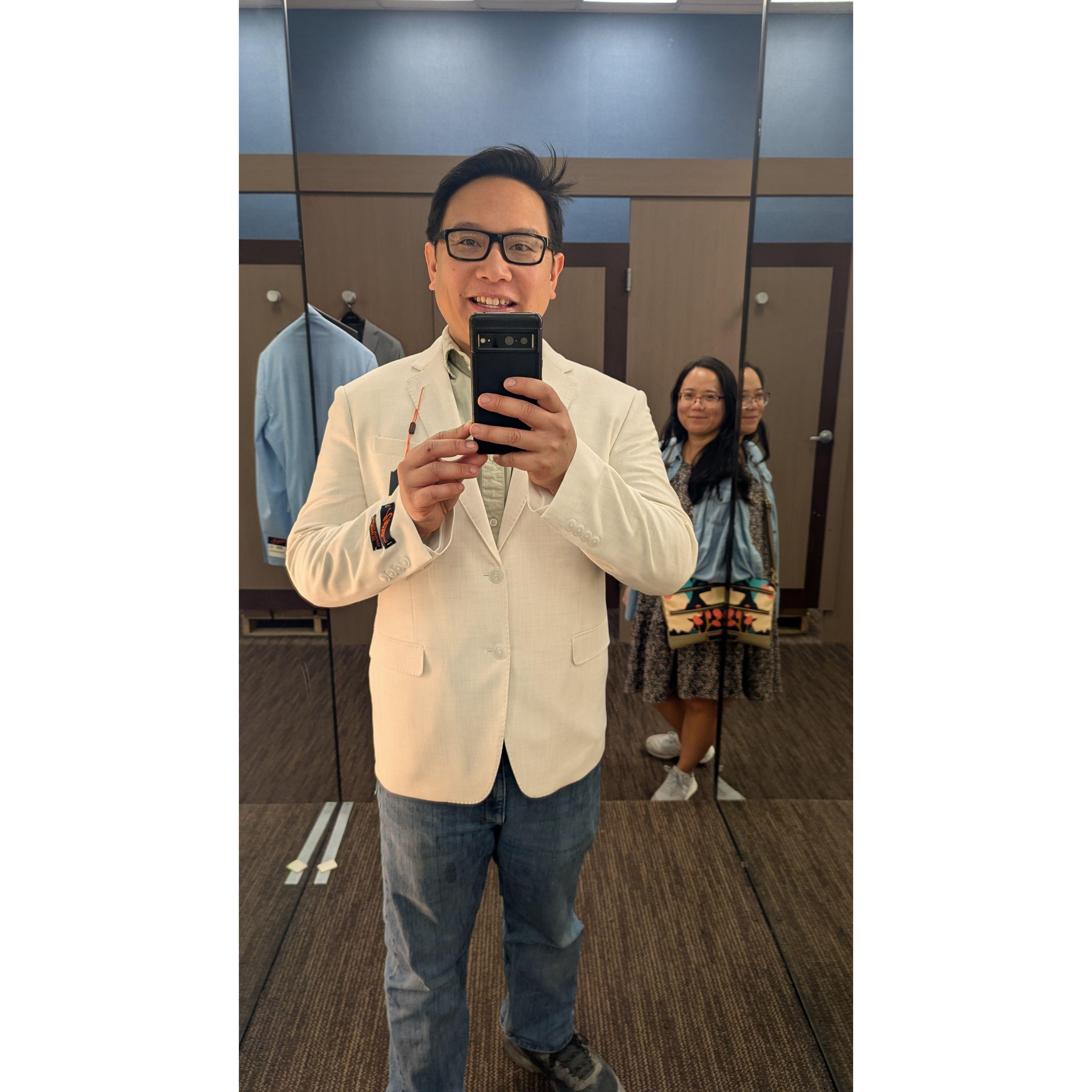 Suit shopping