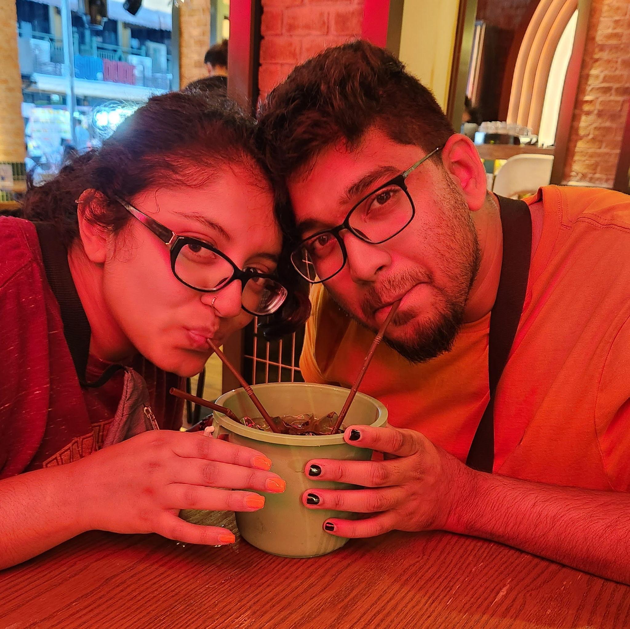 Micah's birthday in Bangkok.. can you guess what's in the bucket?