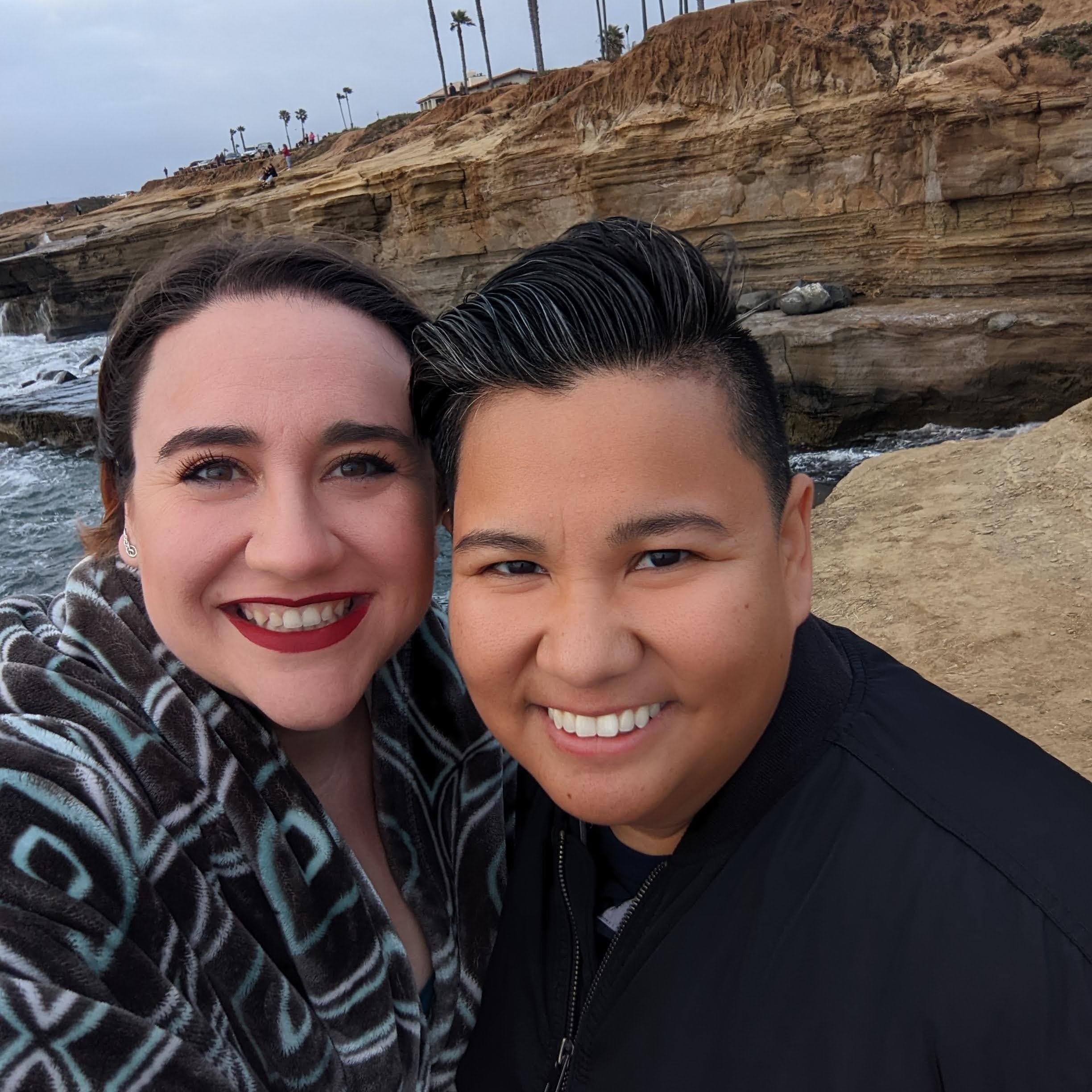 The first date! This location was already special to them but when Dianne got down on one knee here she made it so much more. Sunset Cliffs!