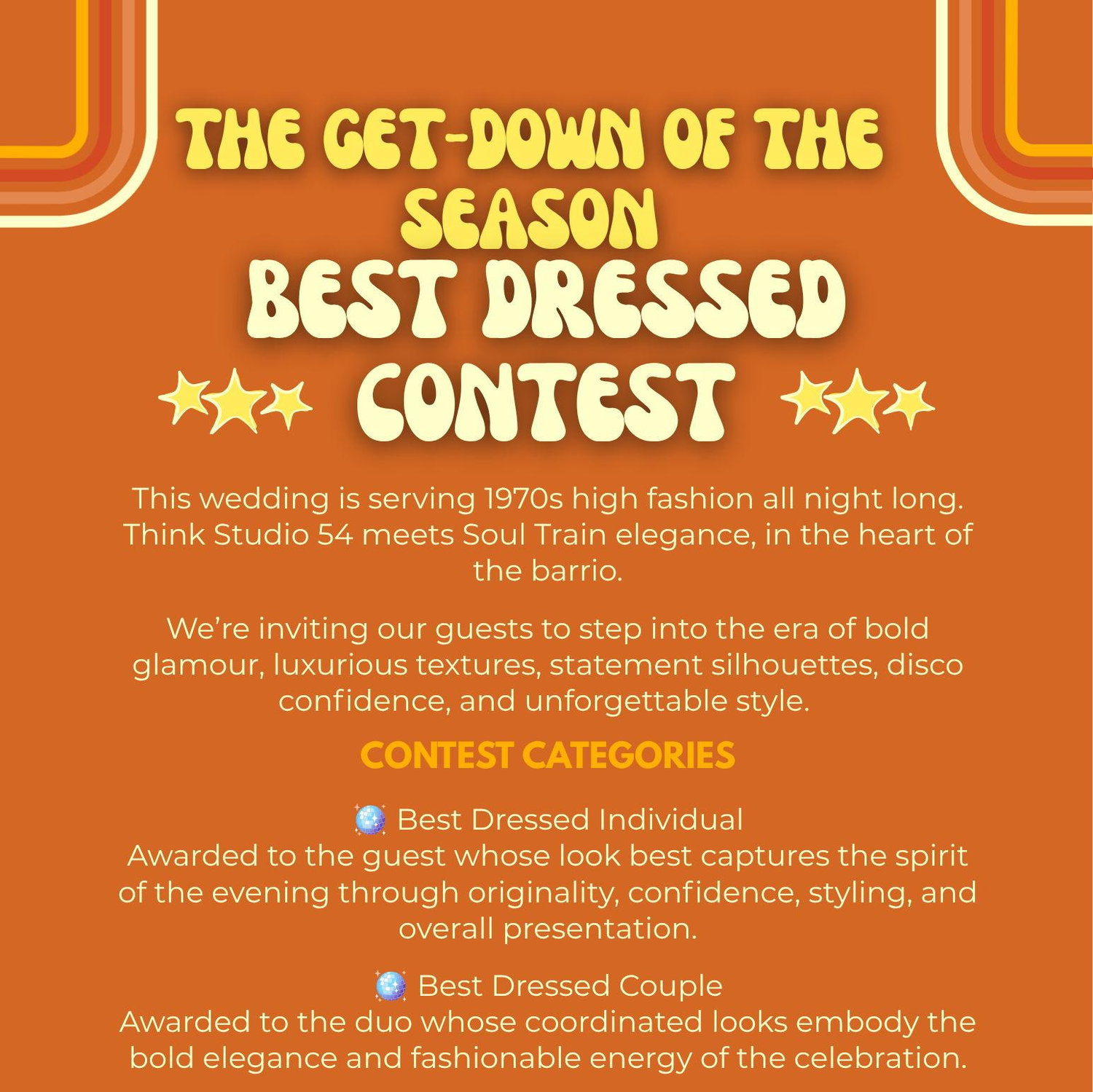 THE GET-DOWN OF THE SEASON BEST DRESSED CONTEST FLYER (Page 1)