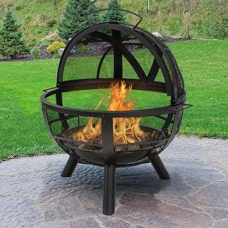 Outdoor Leisure Products Model 30-inch Fireball Outdoor Fireplace.