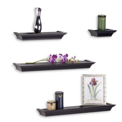 Melannco 4-Piece Ledge Set in Black