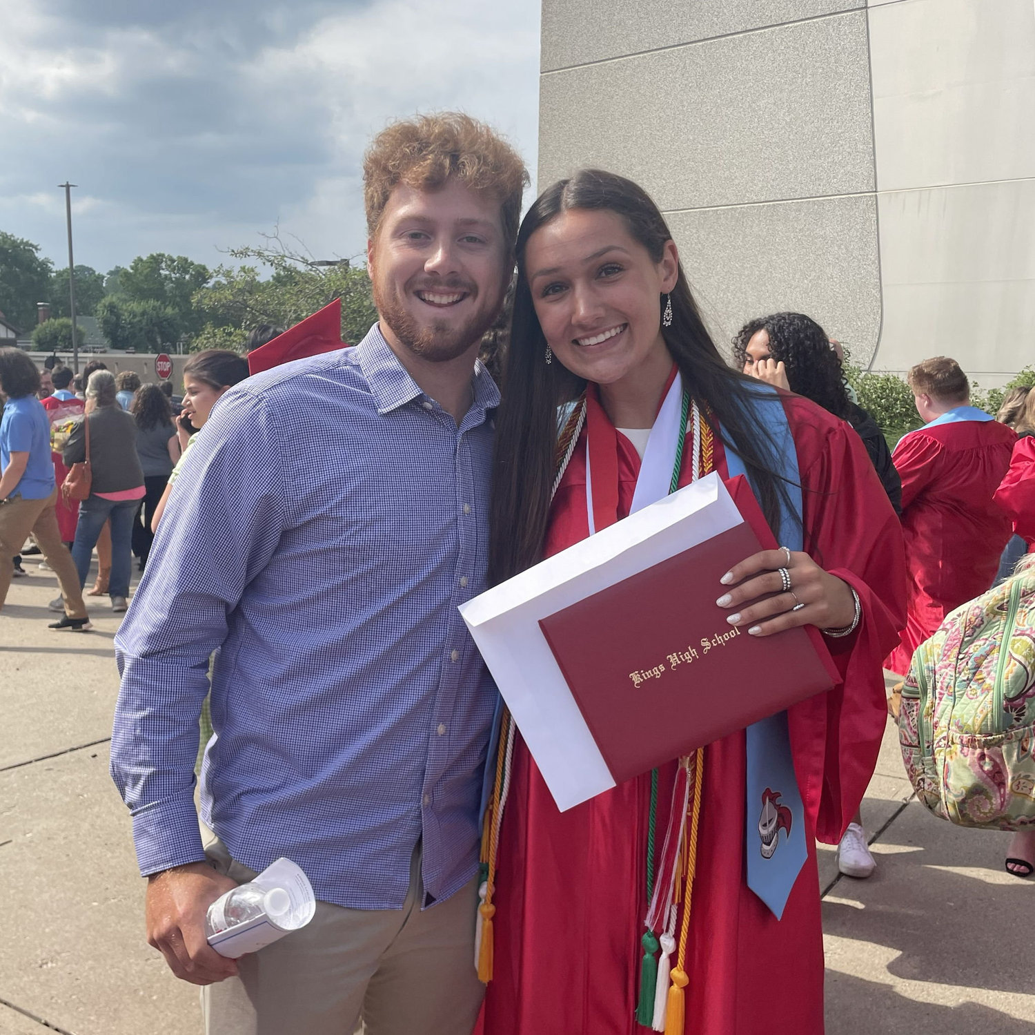 Maya's high school graduation.