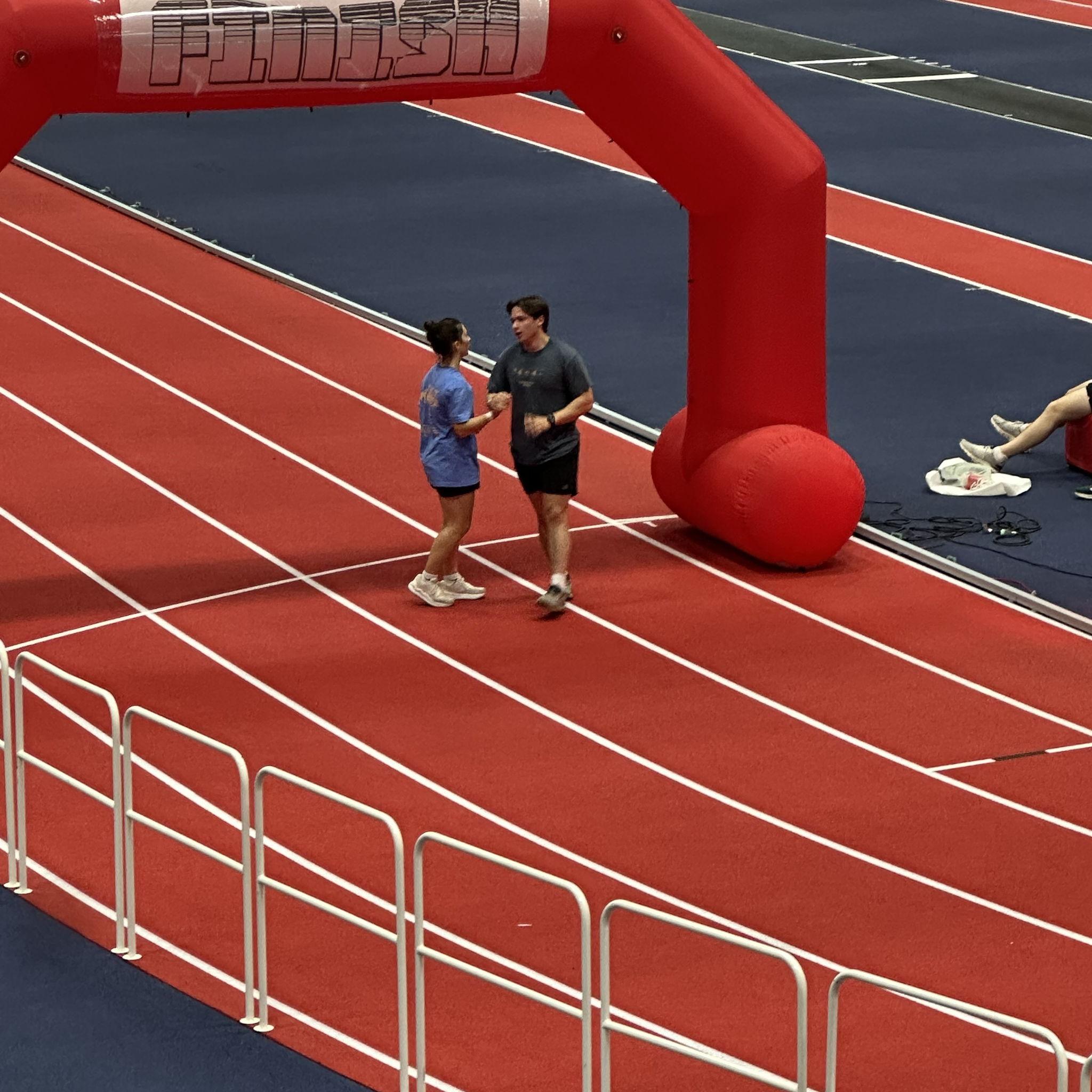 When we finished the Murph Challenge together