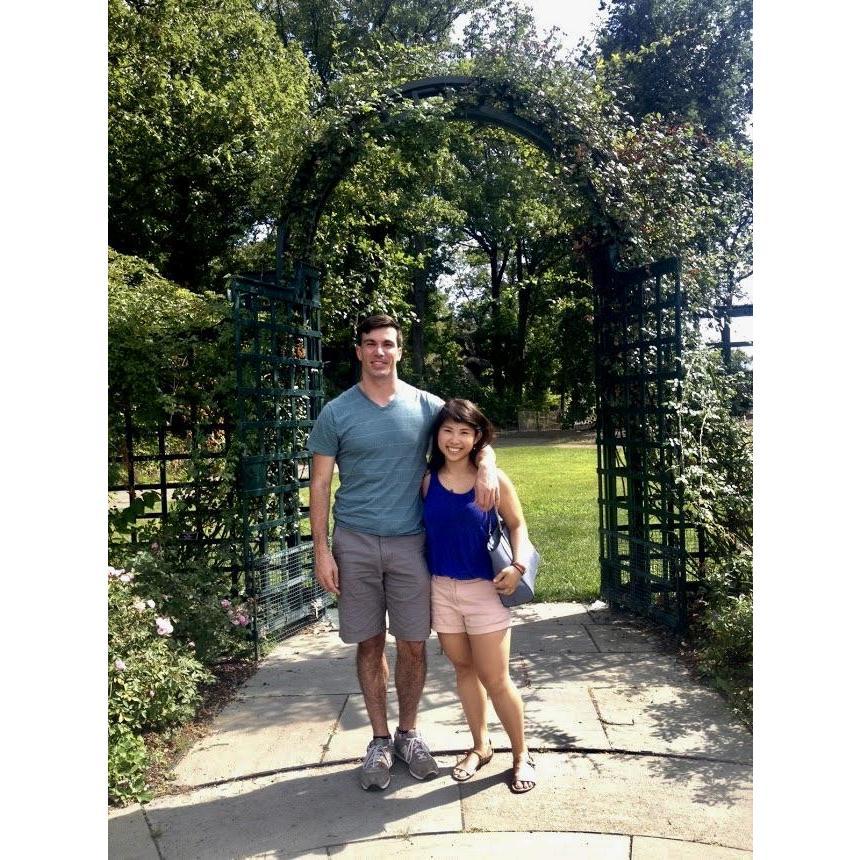 Our second date
Bronx Botanical Garden June 2015