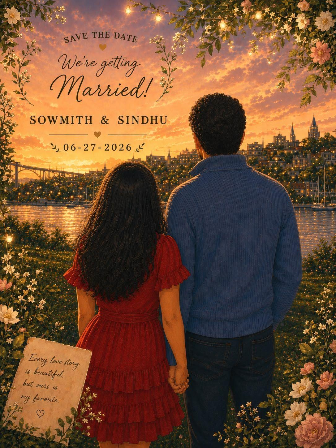 The Wedding Website of Siva Sindhu Naini and Sowmith Pentaparthy