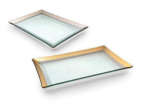 Annieglass ~ Roman Antique ~ 14 1/2 x 10' martini tray, Price $193.00 in Tupelo, MS from Elizabeth Clair's