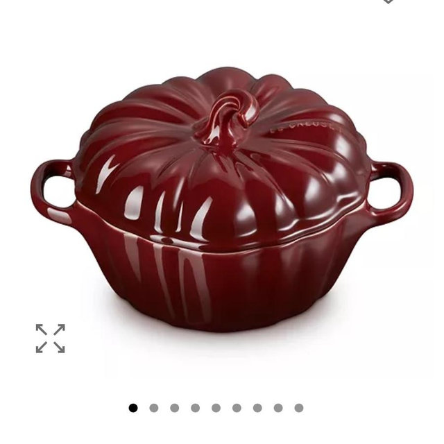 Stoneware Figural Pumpkin Petite Cocotte