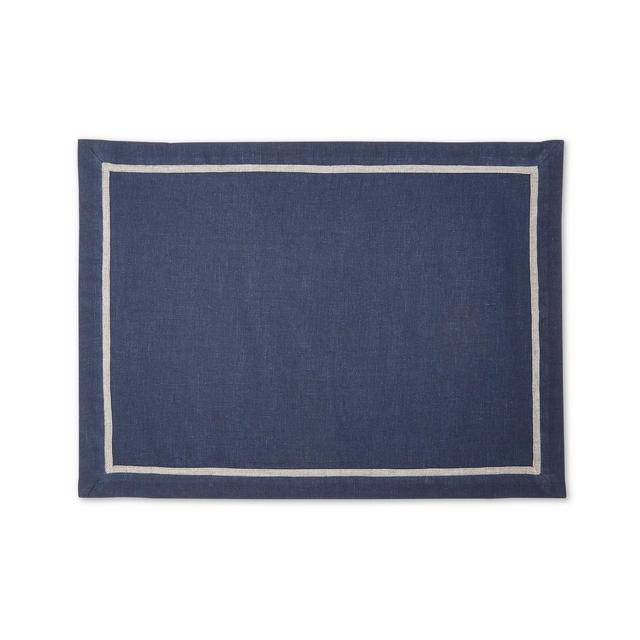 CLOSEOUT! Hotel Collection Navy Placemat with Gray, Created for Macy's
