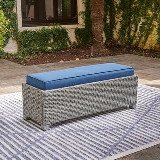 Naples Beach Outdoor Bench with Cushion