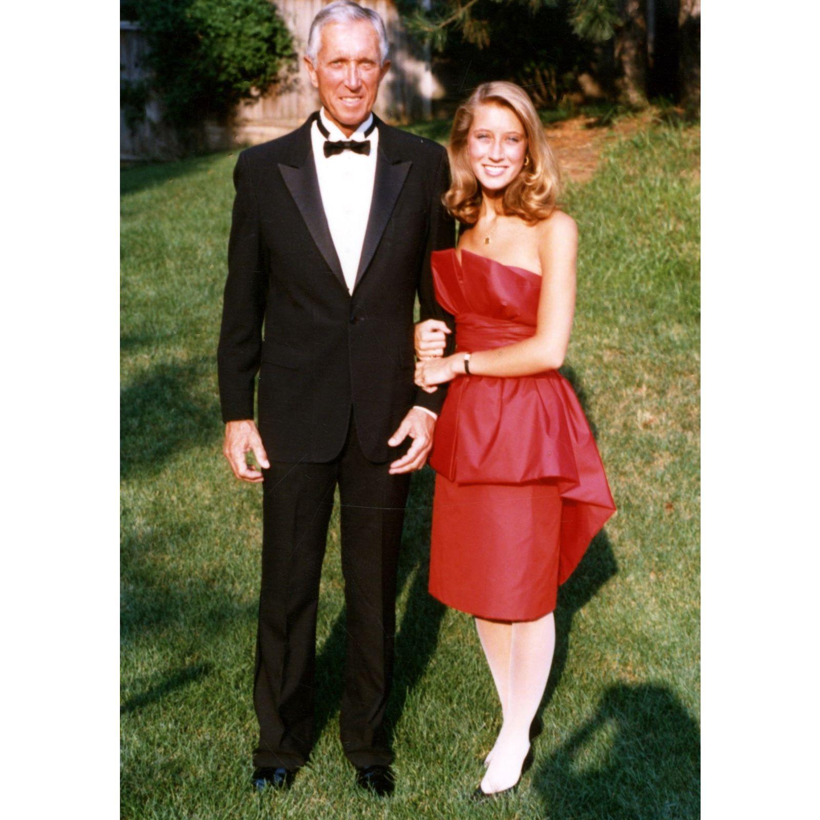 Val with her beloved father (who was also a doctor). ~1988