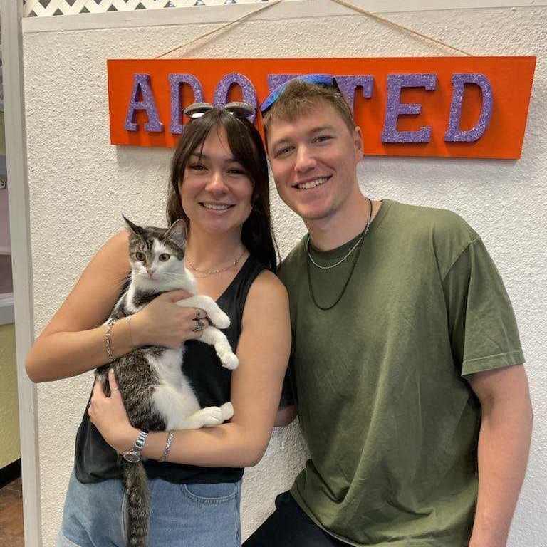 Adopting our sweet Suki.