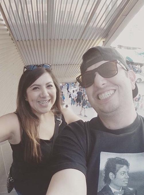 One of our first photos together in October 2017