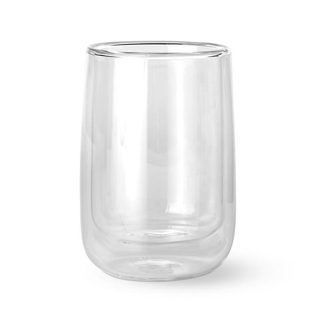 Double-Wall Glass Short Tumblers, Set of 4