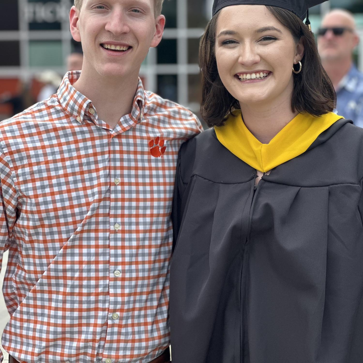 May 11, 2023
Lila graduates from Clemson with her Masters