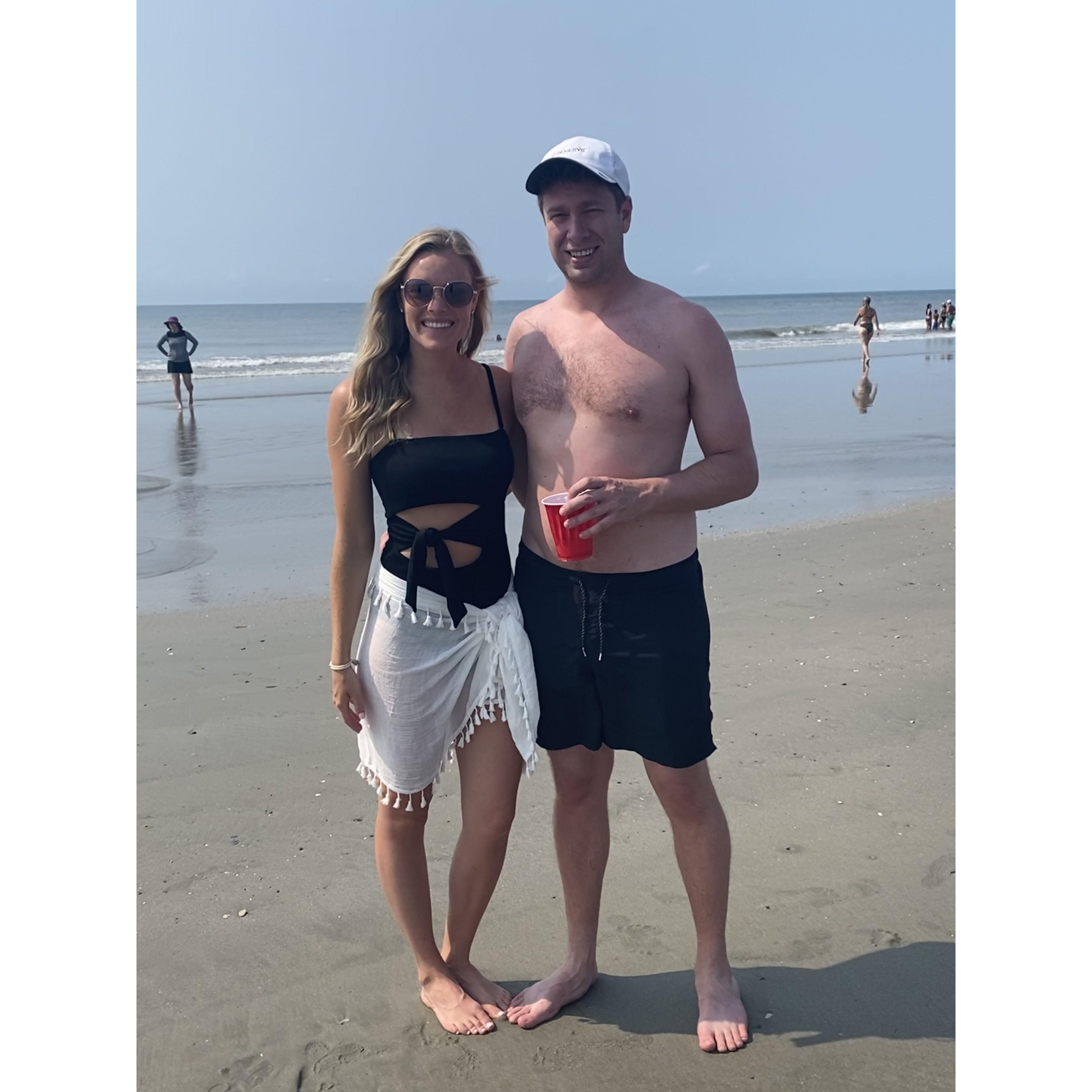 Family beach trip