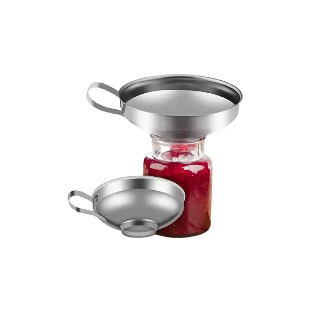 Kitcheniva Stainless Steel Canning Funnel Set 2 Pcs