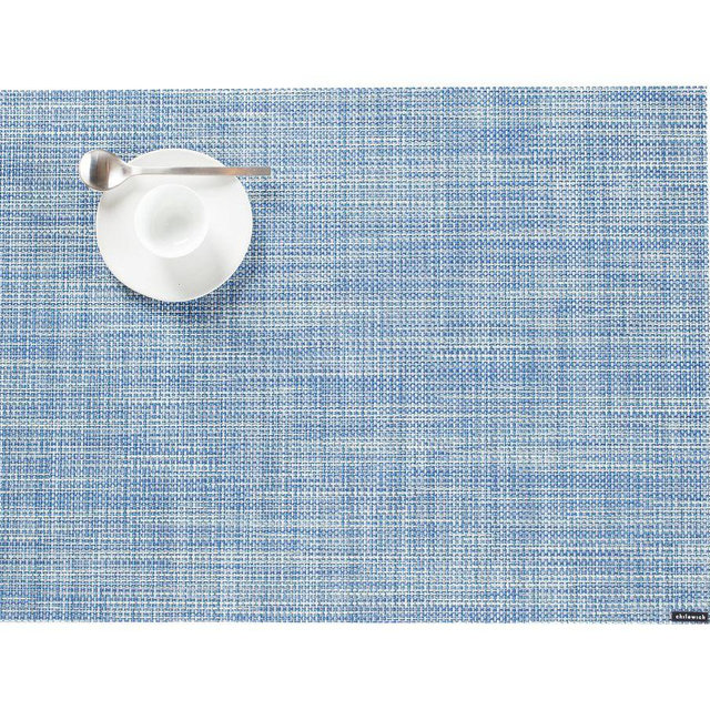 Chilewich Basketweave Outdoor Placemats, Set of 4 - Chambray