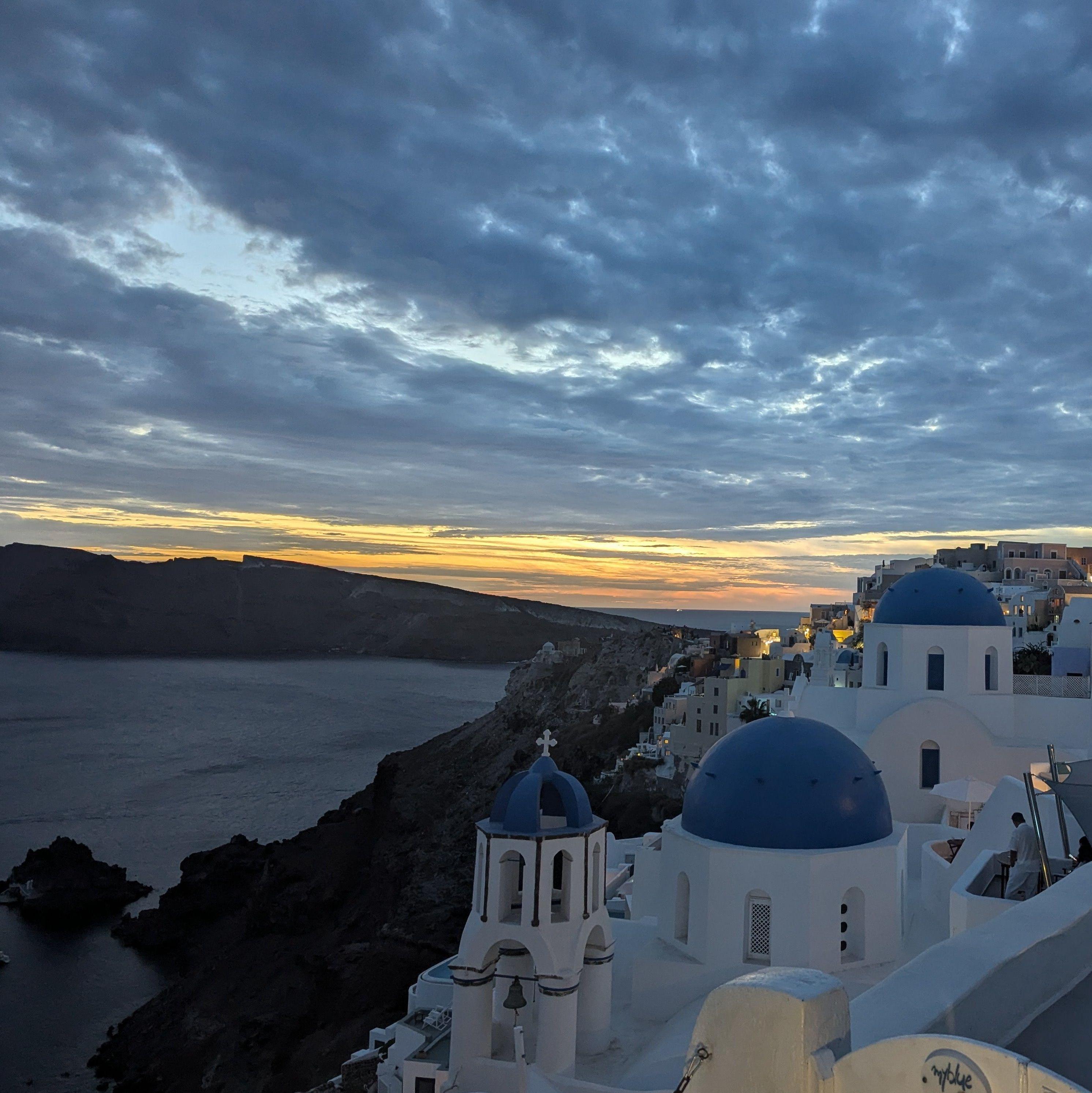The Blue Domes is where she said "Yes!".