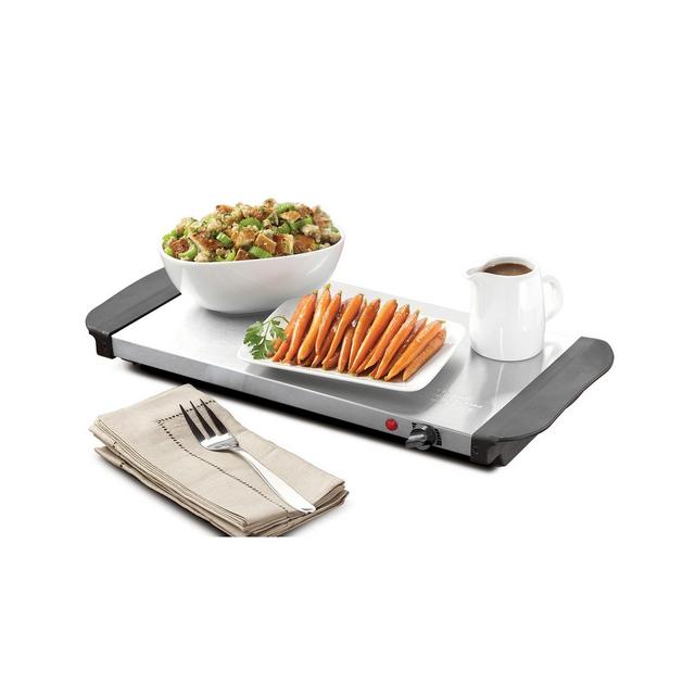 HomeCraft 3-Station 1.5-Quart Buffet Server & Warming Tray - Copper