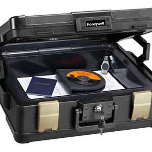 Honeywell Fire Safe Waterproof Safe Box Chest with Carry Handle, Large, 1104