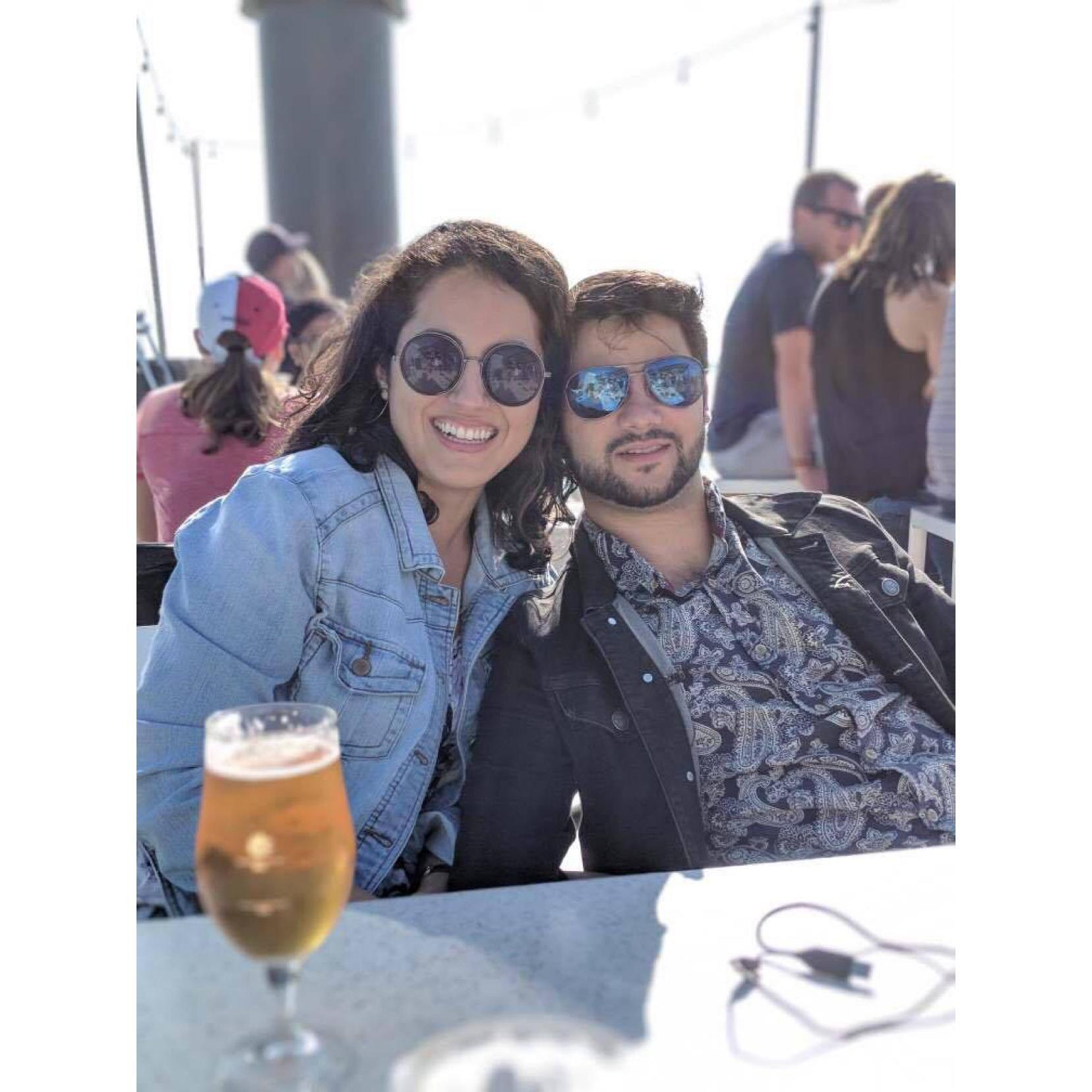 Fun fact: we were in a long distance relationship for two years, so we tried to enjoy our monthly weekends together as much as we could!