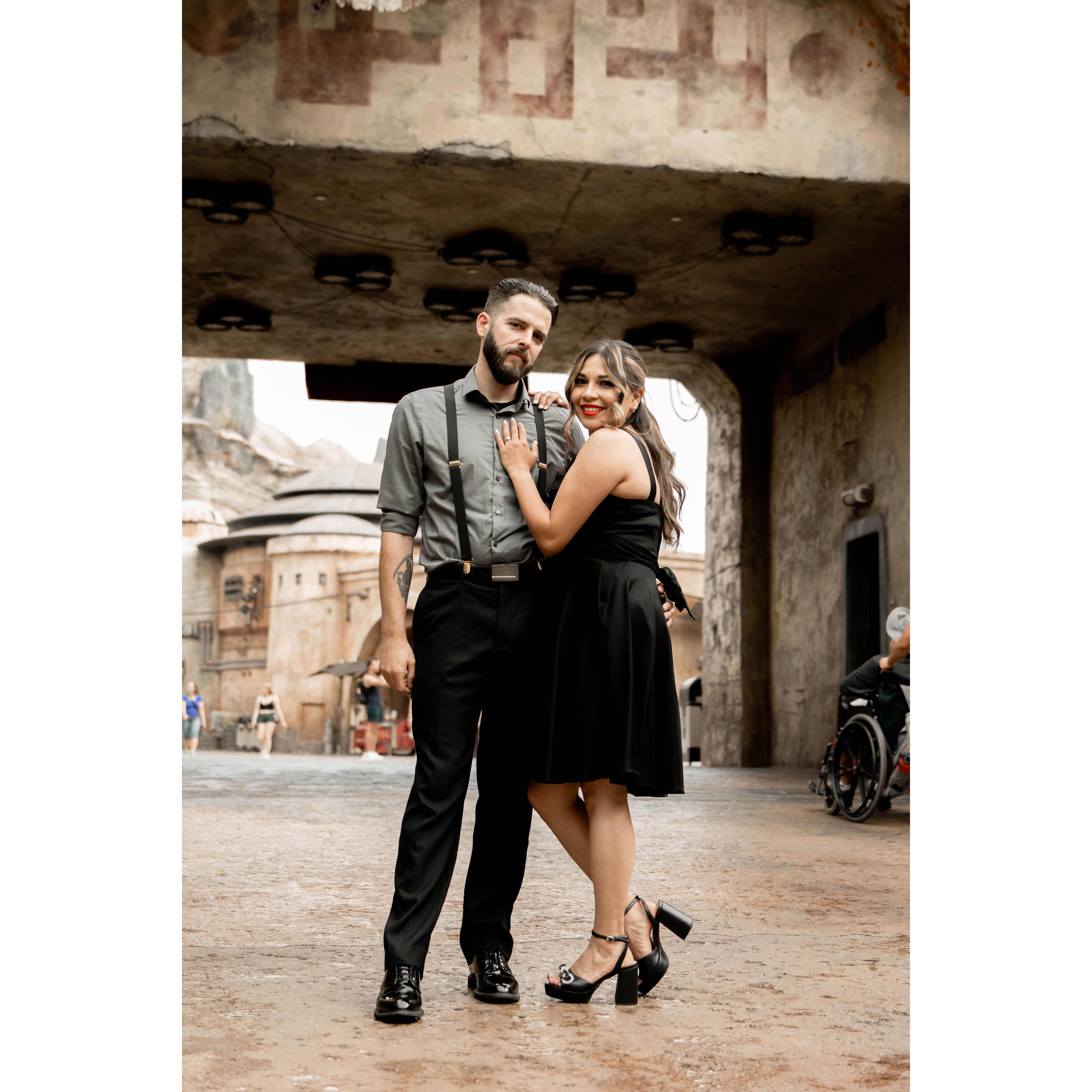 Disneyland Fairytale Engagement Photo shoot