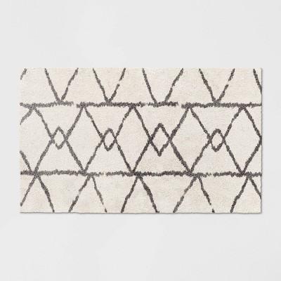 2&#39;5&#34;X4&#39; Tribal Design Woven Accent Rug White - Project 62&#8482;