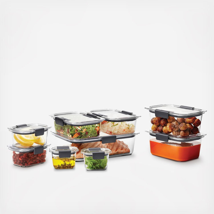 Rubbermaid, Brilliance 18-Piece Leak-Proof Food Storage Container