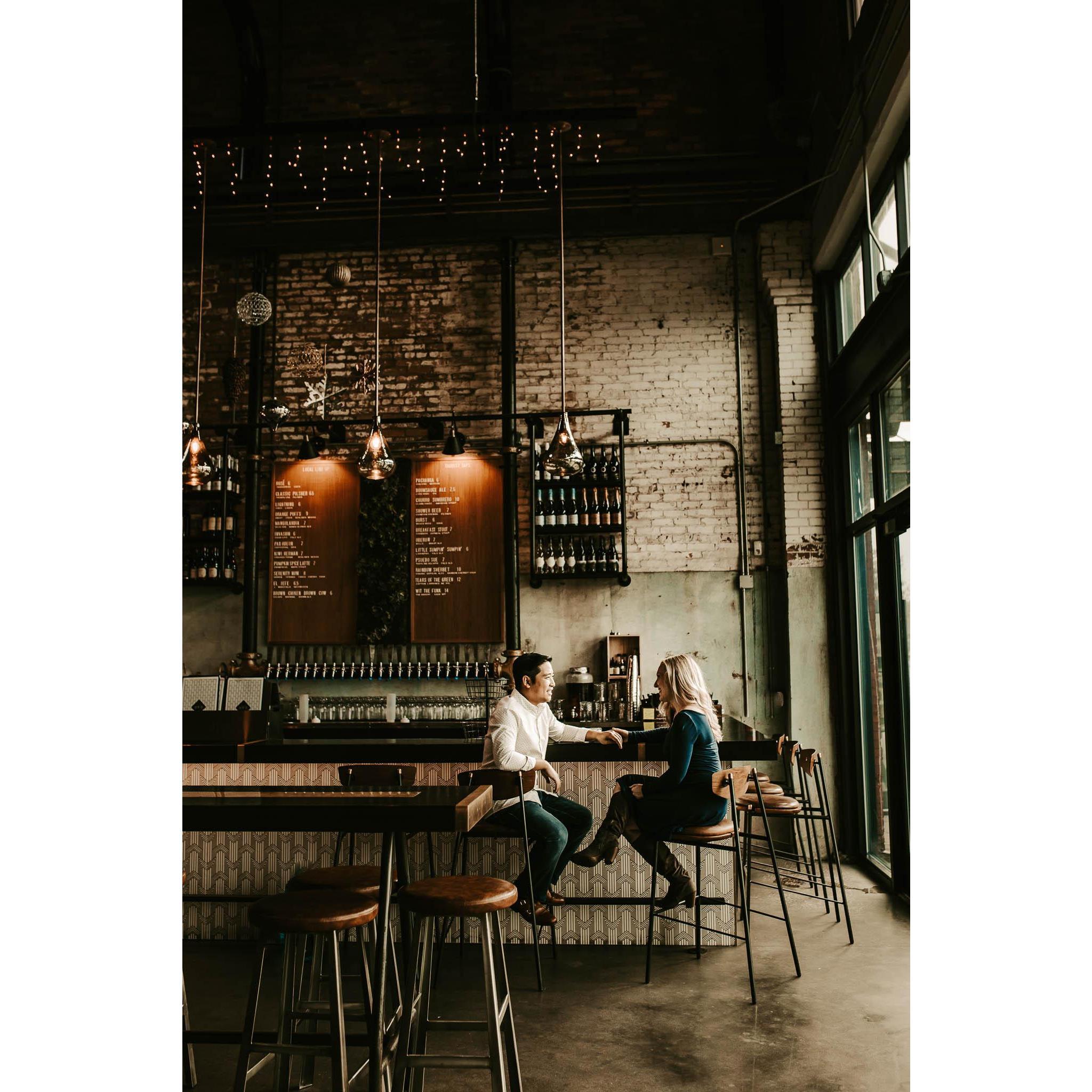 Our favorite thing to do is try new foods wherever we go.