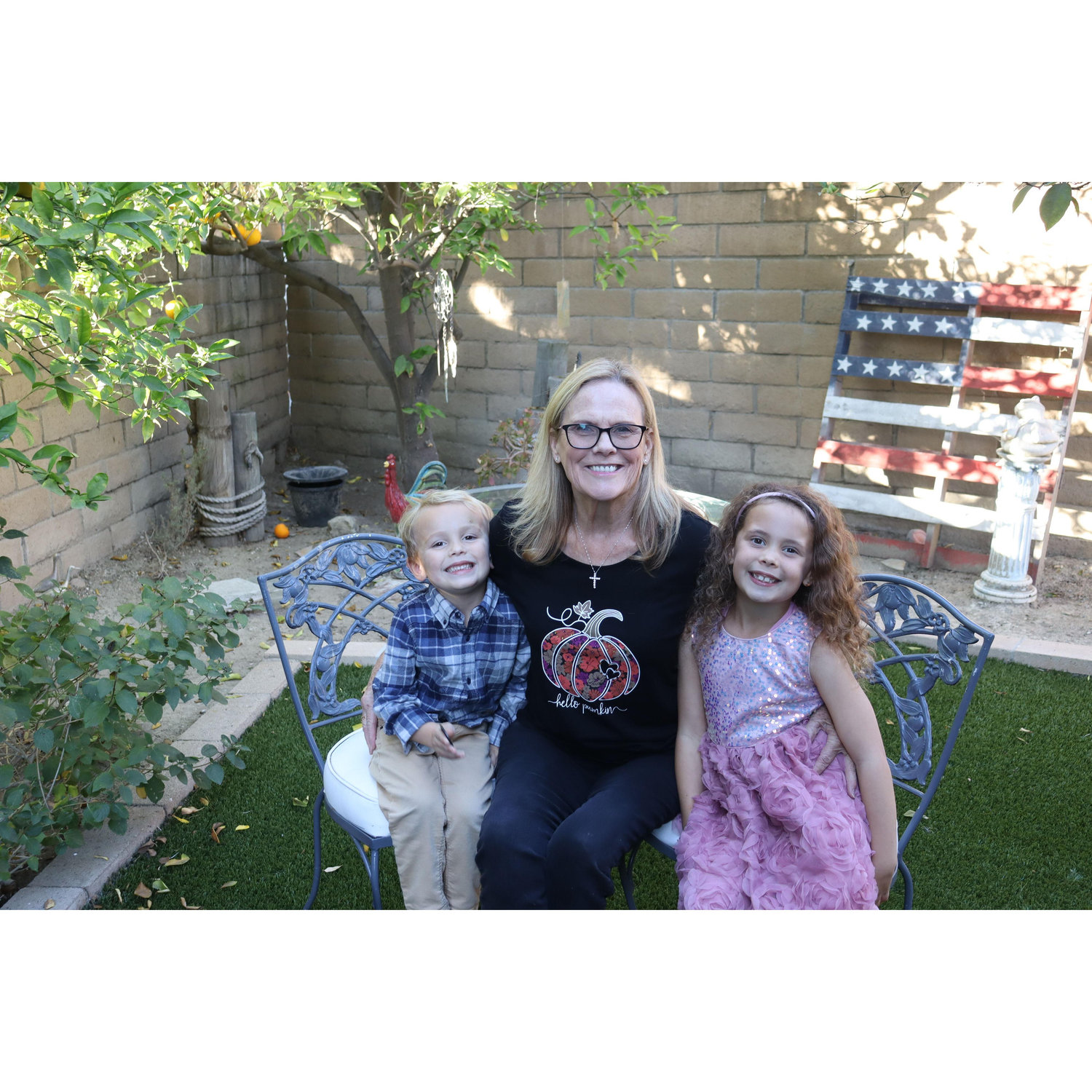Gigi with Logan & Olivia Nov 2024