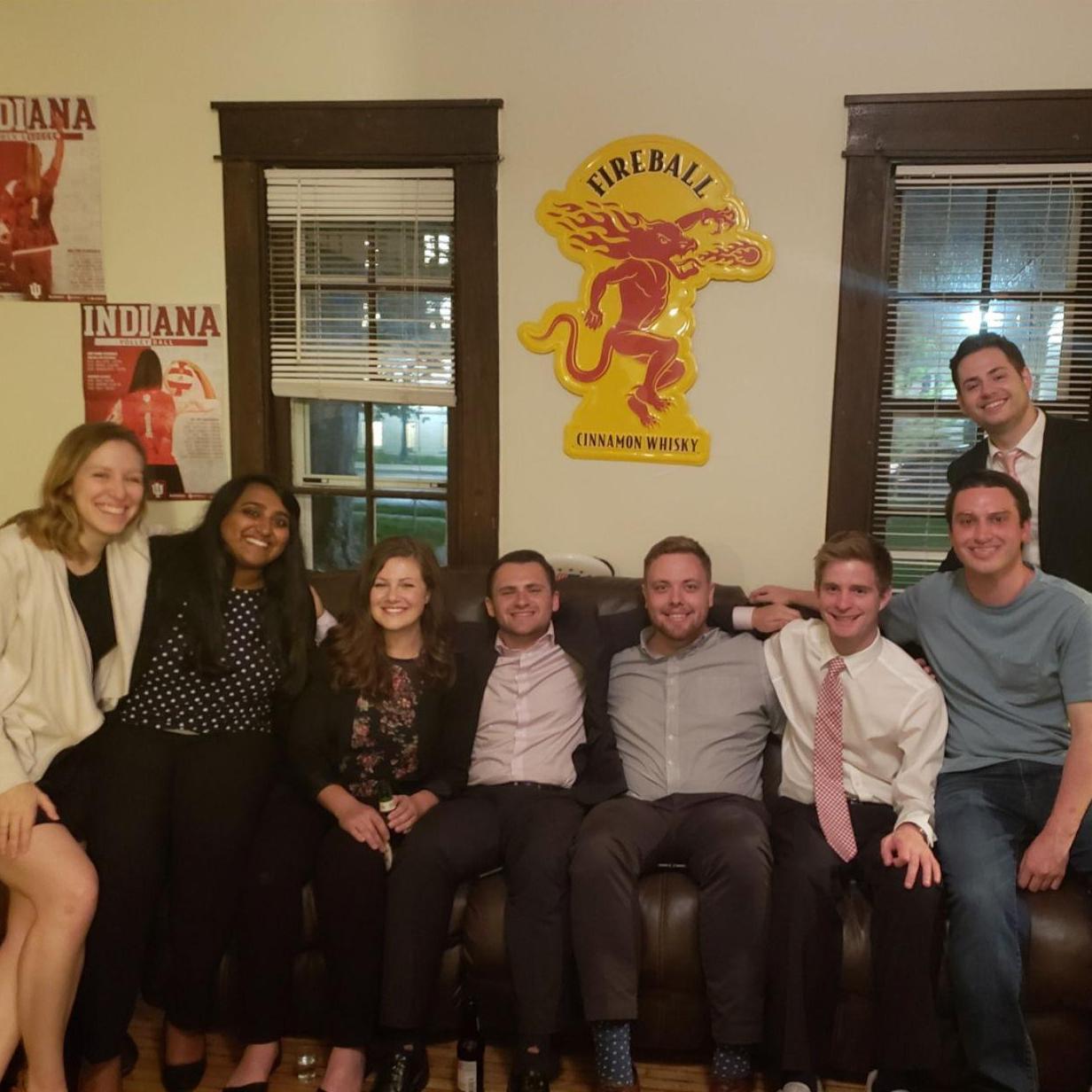 May 2018: Successful graduation surprise! Heading to Upstairs after this! ;)