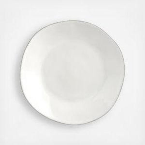 Crate & Barrel Marin White Salad Plates, Set of 8