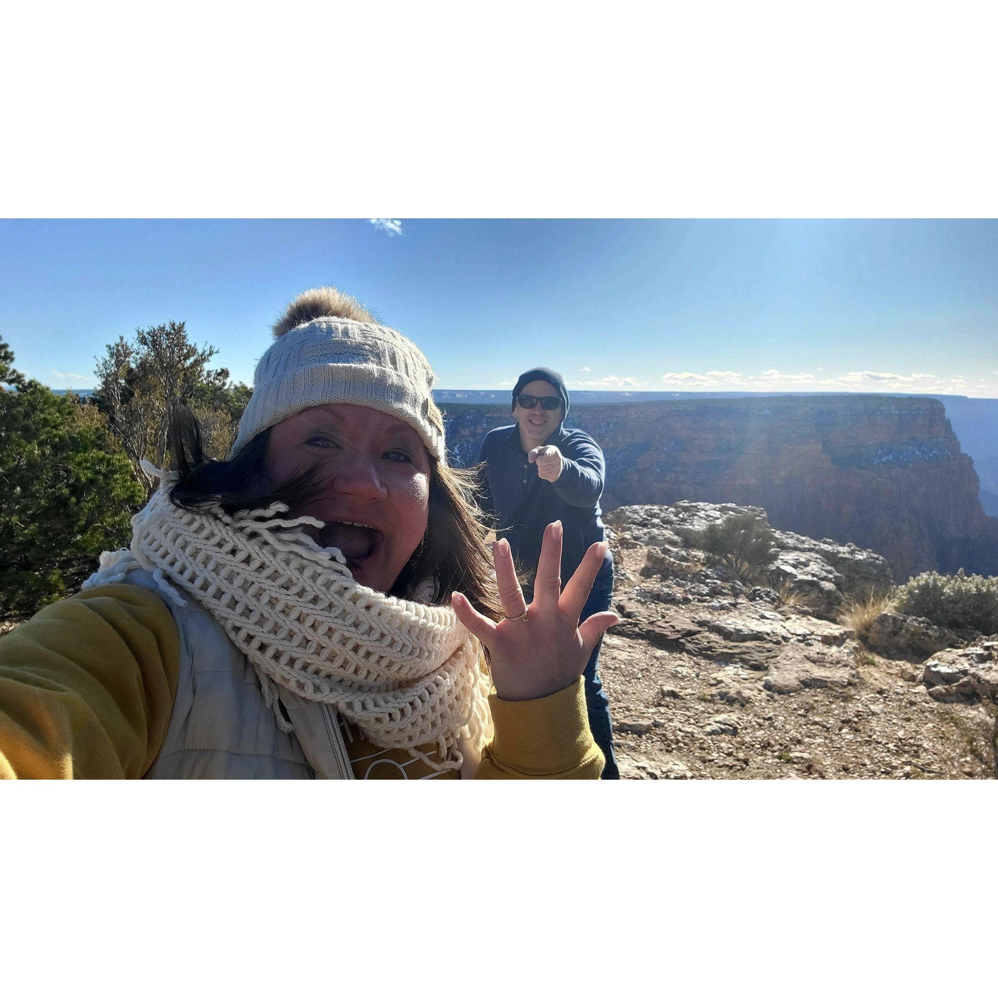 SHE SAID YES!