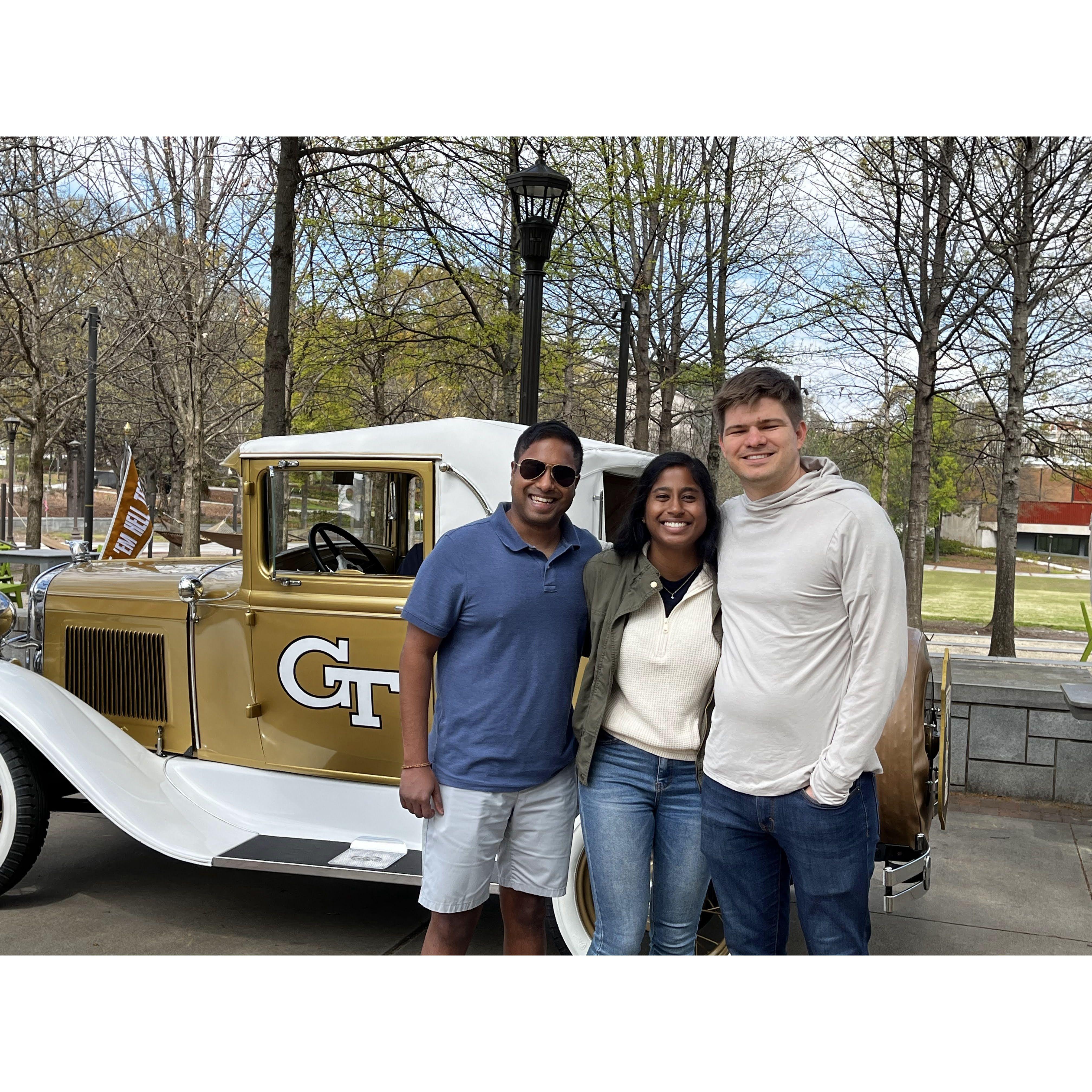 Visiting GT again with Sangeetha's brother (Mar 2024)