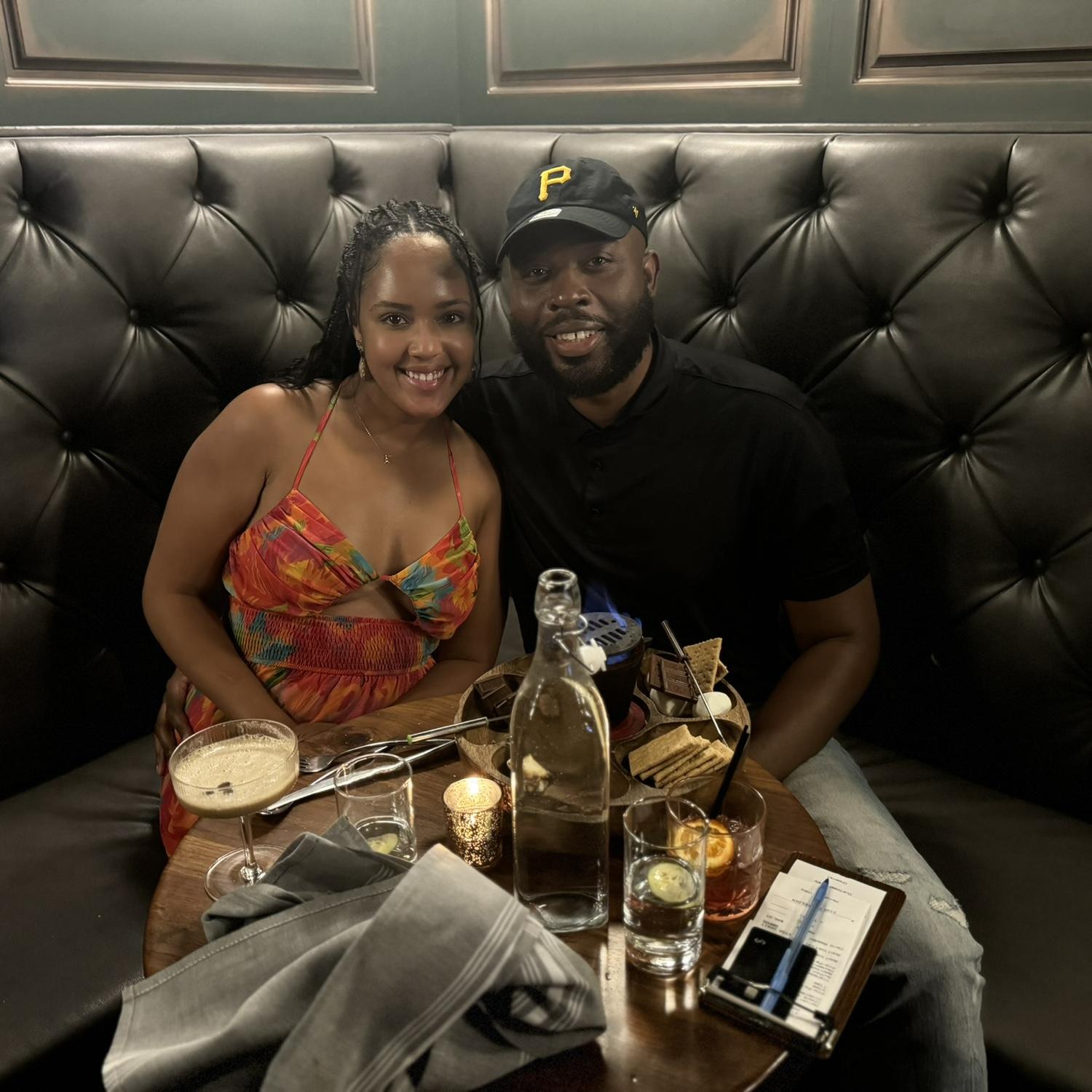 Antonio surprised Adrienne with a weekend getaway to her favorite place, Asheville, NC, for her birthday—mountain views, amazing food, and all the love! 🏞️🎉❤️