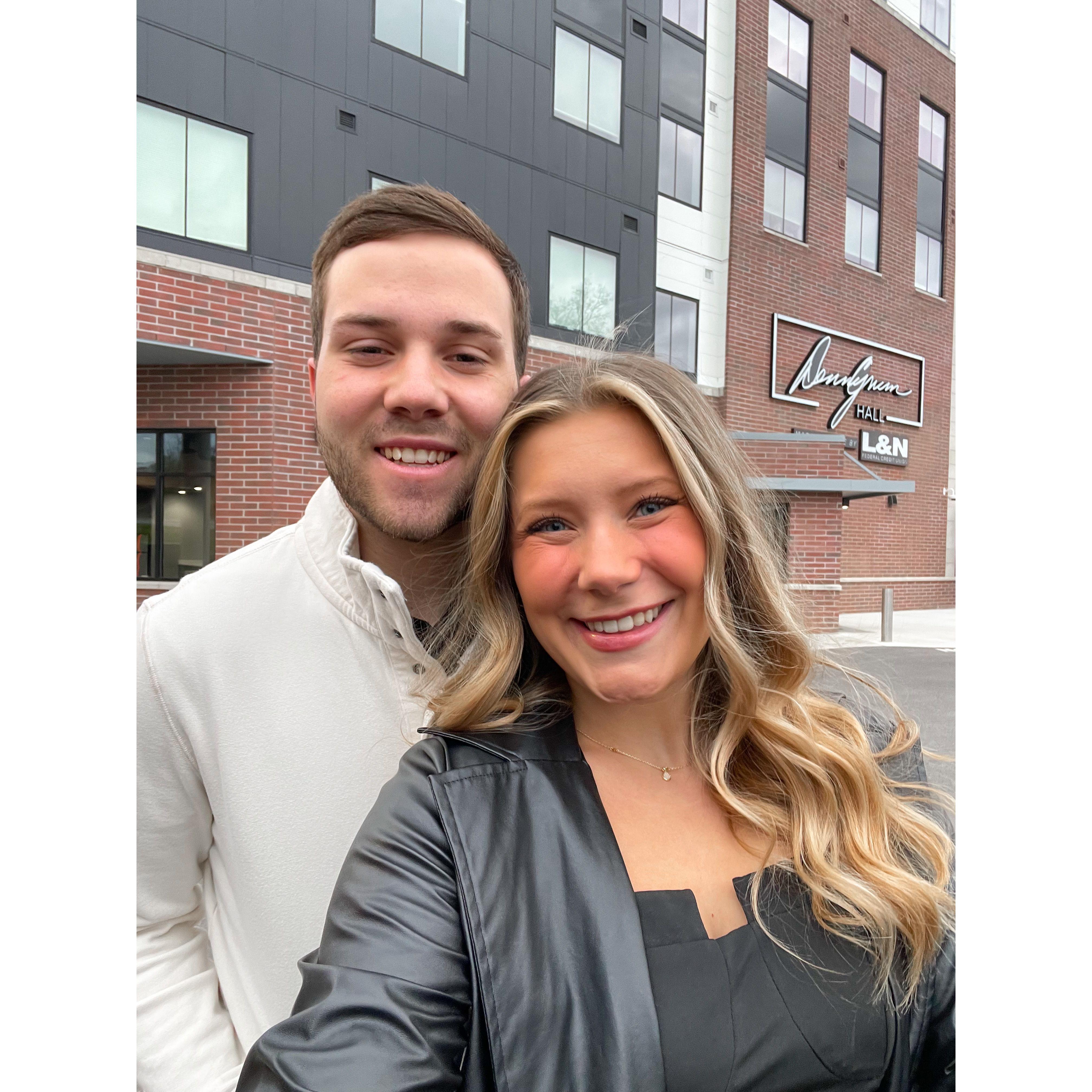 Dinner for their 5 year anniversary at Volare in Louisville, KY