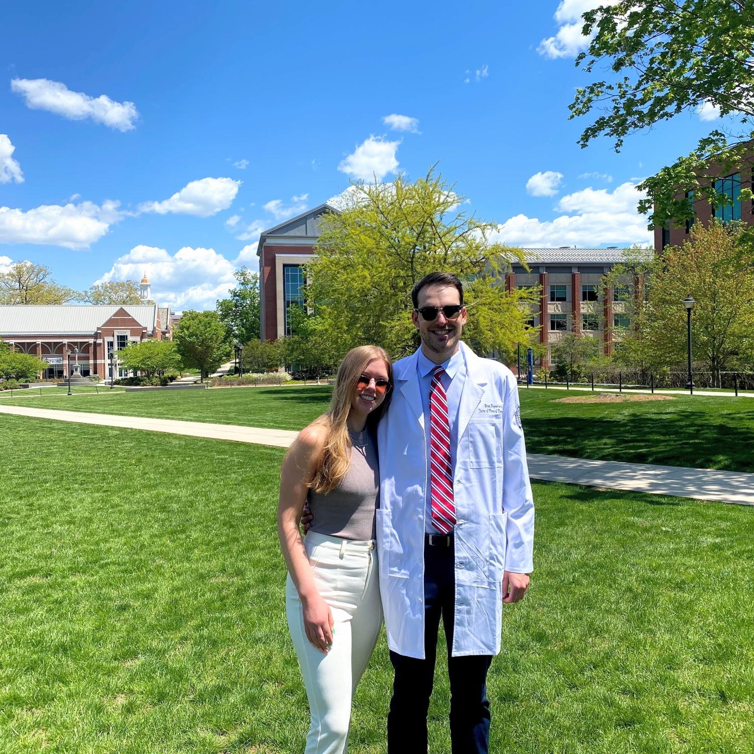 Ryan’s white coat ceremony at UConn.