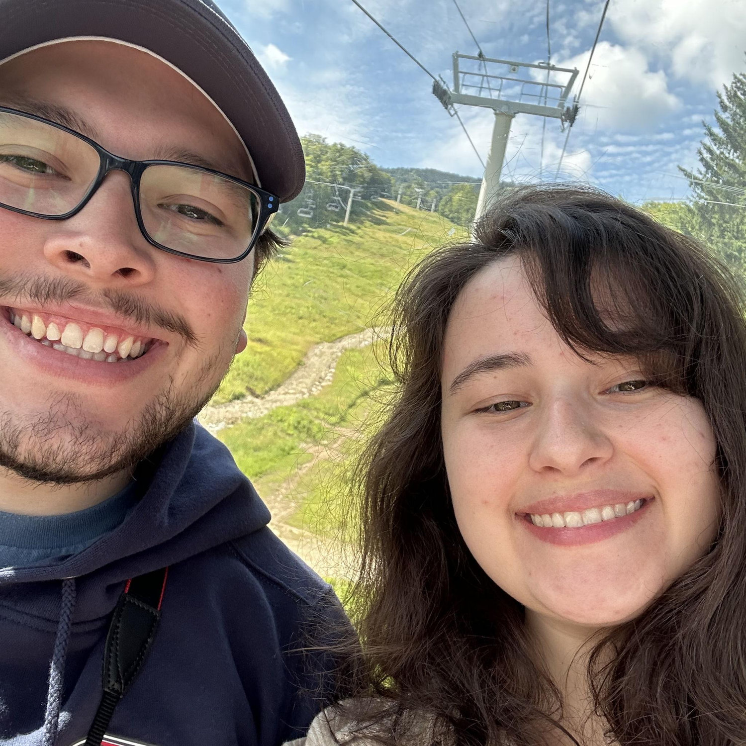 Our first summer trip together to Stratton Vermont.