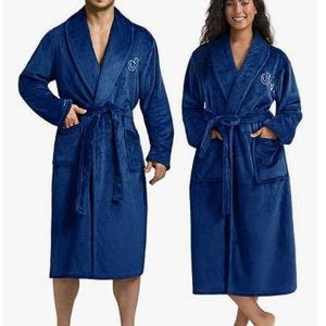 AW BRIDAL 2Pcs Mr and Mrs Robes for Couples Fleece, Matching Long Robes for Men Women, His and Hers Wedding Gifts