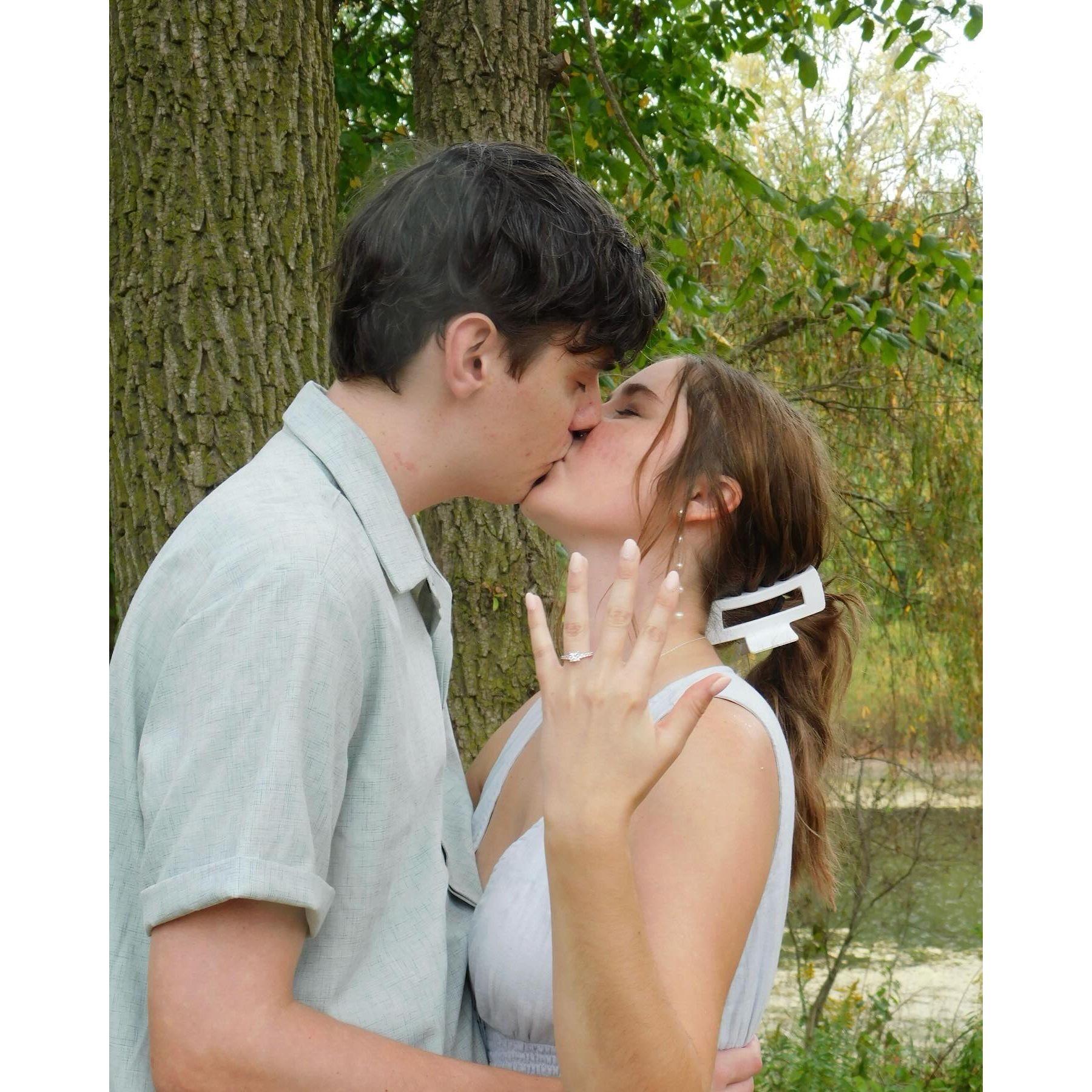 She said "Yes!"