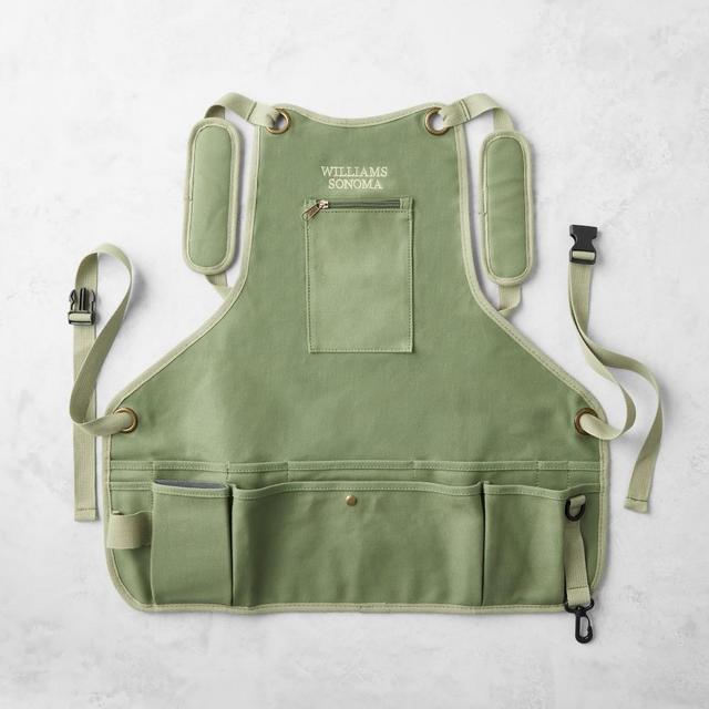 Williams Sonoma Gardening Apron, Classic Green
