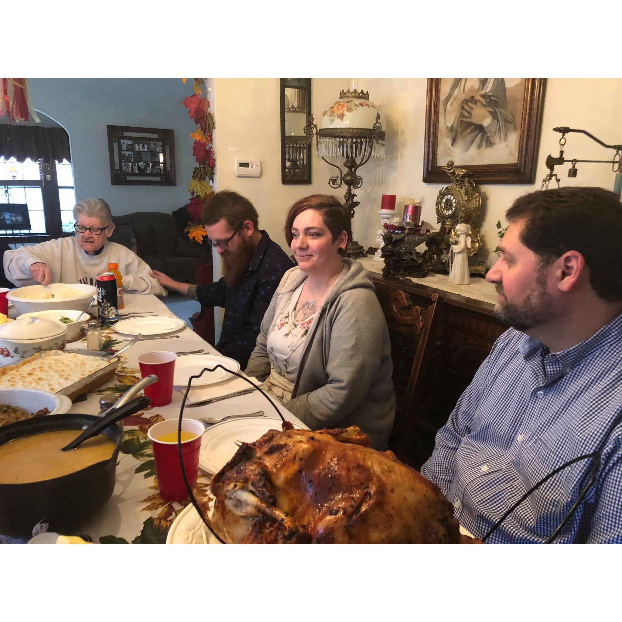 First Thanksgiving together - 2018