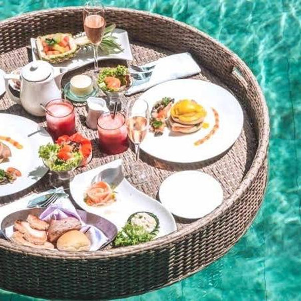 Floating Pool Breakfast