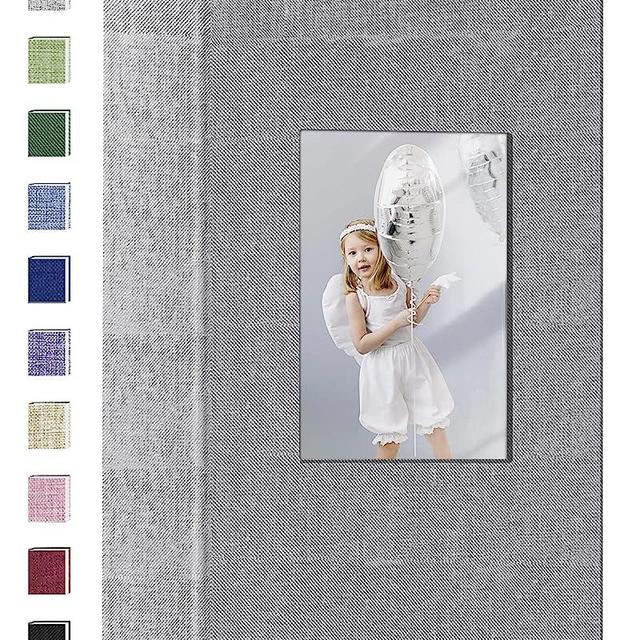 Photo Album 4x6-420 Photos Photo Books with 420 Horizontall Pockets,Linen Cover Albums for Family Wedding Anniversary Baby Vacation Pictures